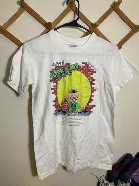 Vintage 1990 Looney Tunes Yo! Elmer Fudd Waps Single Stitch kids tee